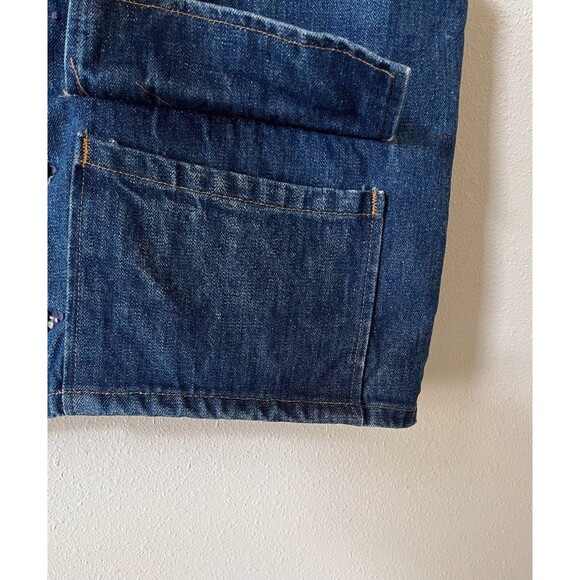 Vintage Game Winner Sportswear Denim Hunting Vest Mens XL Bird Duck Utility 80s - Picture 5 of 9